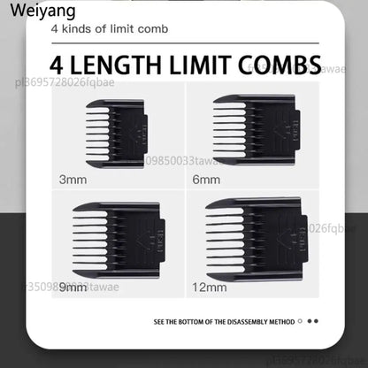 Professional USB Rechargeable Dog Hair Clippers Silent 4-in-1 Pet Hair Trimmer Electric Pet Grooming Tool Pet Supplies