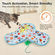 Interactive Cat Toy – HideN'Flap™ Moving Feather Toy for Indoor Cats
