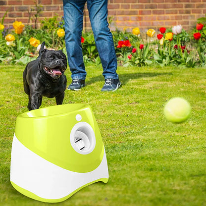 Mini Tennis Throwing Pinball Machine Fun Interactive Throw Catapult Ball Launcher Dog  Dogs Ball Catapult Pet Interactive