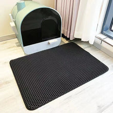 Cat Litter Mat - Heavy Duty Waterproof 2-Layer Non-Slip Washable Floor Protector