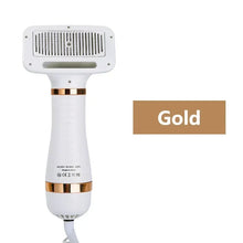 Pet Hair Dryer & Brush – 2-in-1 Quiet Dog & Cat Grooming Dryer with Adjustable Temperature