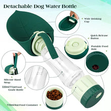 Dog Water Bottle Portable Food Container 2 In 1 Leakproof Pet Drinking Dispenser Feeder Cup For Outdoor Walking Hiking