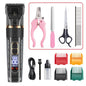 Professional 3-Speed Pet Hair Clipper | Low Noise, USB Rechargeable, for Dogs & Cats with Thick Coats | Pet Grooming Trimmer Kit