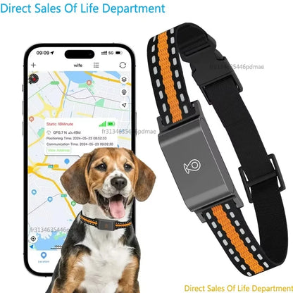 IP67 Waterproof Mini 4G GPS Pet Tracker Anti Lost Real Time Locator Dog Cat Collar with App Control for Small Medium Pets