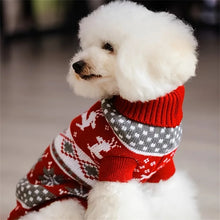 Christmas Pet Dog Sweater - Cute Knitted Wool Winter Costume for Cats & Medium Dogs