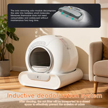 Self-Cleaning Cat Litter Tray,Electric Cat Litter Box,Smart Cat Litter Box with APP Remote Control,Spacious Entrance,Large Space