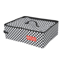 EFCAT Portable Cat Simple Litter Box With Cover Foldable Waterproof Large Size Outdoor Pet Kitten Travel Toilet
