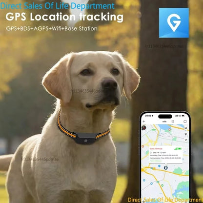 IP67 Waterproof Mini 4G GPS Pet Tracker Anti Lost Real Time Locator Dog Cat Collar with App Control for Small Medium Pets