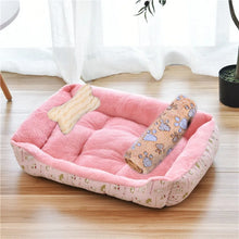 Autumn And Winter Warm Pet Dog Cat Universal Beds Soft Cushion Couch Bed for for Small Medium Dog Plush Cozy Puppy Nest Mat Pad