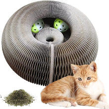 Foldable Cat Scratching Board and Cat Bed – Recyclable Cardboard Interactive Scratcher