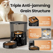 ROJECO Automatic Pet Feeder Button Version Auto Cat Food