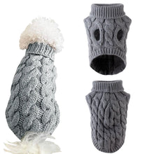 Small Dog Sweater - Warm Knitted Autumn Winter Clothing for Pet Dogs Comfort Wear