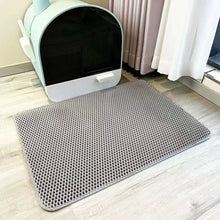 Cat Litter Mat - Heavy Duty Waterproof 2-Layer Non-Slip Washable Floor Protector