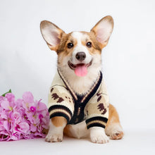 Pet Dog Sweater - Bear Pattern Cardigan Coat for Small Medium Dogs Cats Puppies