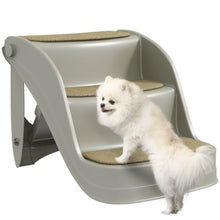 Dog Stairs – Foldable 3-Step Pet Stairs with Non-Slip Mats for Small Dogs & Cats