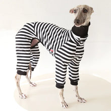 Striped Cotton Dog Pajamas for Italian Greyhounds & Whippets