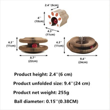 Foldable Cat Scratching Board and Cat Bed – Recyclable Cardboard Interactive Scratcher