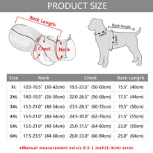 Waterproof Reflective Winter Dog Coat - Warm Windproof Jacket for Large Dogs