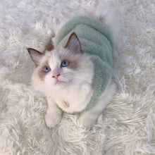 Warm Winter Cat Sweater - Cozy Knit Vest Clothing for Kittens & Small Cats