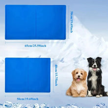 Pet Cooling Mat Ice Bed Cushion Summer Cooler Sleeping Pad Gel Sponge Heat Relief for Dogs Cats Wear Resistant Pet Supplies