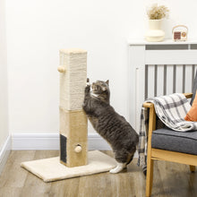 Cat Scratching Post – 79 cm Cat Scratcher with Jute Post & Hanging Toy Ball