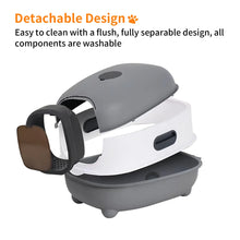 Hooded Cat Litter Pan Box with Litter Scoop Front Entry Enclosed Toilet Tray for All Cat Breeds,Easy Clean Anti-splash Design