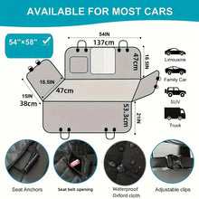 Dog Car Seat Cover for Pets