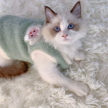 Warm Winter Cat Sweater - Cozy Knit Vest Clothing for Kittens & Small Cats