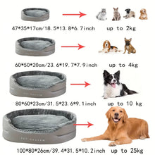 Calming Washable soft Dog Bed for Anxiety & Comfort