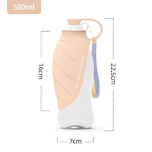 Dog Water Bottle Portable Food Container 2 In 1 Leakproof Pet Drinking Dispenser Feeder Cup For Outdoor Walking Hiking