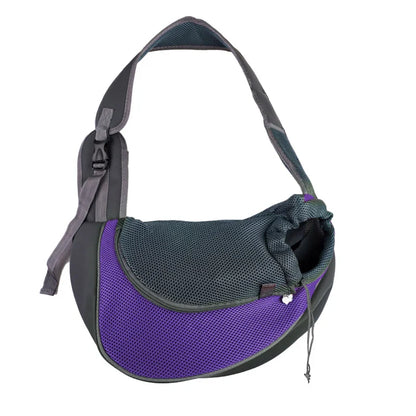 Pet Carrier Sling – Breathable Oxford Shoulder Bag for Small Dogs, Cats & Puppies