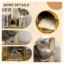 Cat Litter Box Enclosure, with Tree Tower, Cat House, Hammock, Cat litter houses are sturdy and stable, with diverse functions