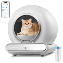 Smart App Control Automatic Cat Litter Box 65L Large Capacity Self Cleaning Odor Removal Safety Protection Electric Cat Toilet Indoor Pet Cat Waste Cleaner