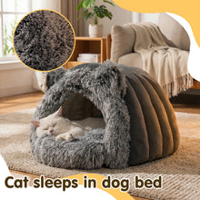 Winter Cozy Warm Pet House for All Seasons Cat Cave House Fluffy Sleeping Bag Suitable for Indoor Kittens and Small Pets