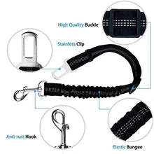 Reflective Dog Car Seat Belt - Adjustable Nylon Pet Tether - Safe Vehicle Travel Harness