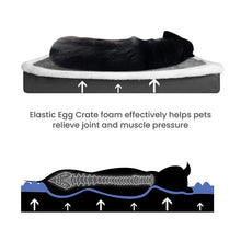 Orthopedic Dog Bed – Egg Crate Foam Washable Non-Slip Pet Bed for Small, Medium & Large Dogs