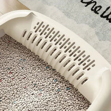Pet Cat Sandbox Anti-Splash Litter Box Toilet Bedpan Simple Cleaning Safe Practical Cat Supplies Home Pet Toilet Accessory
