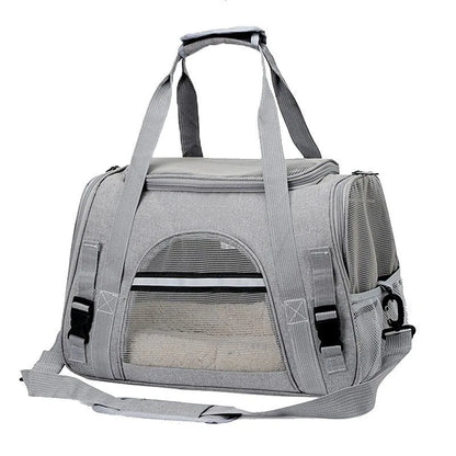 Pet carrying bag, approved by the airline, suitable for cats and dogs under 20 pounds. Soft cat carrying bag with cushion for tr
