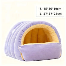 Winter Warm Cat Bed Warm Pet House Pet Sleeping Nest Thickening Warmth Soft Kittens Sleeping Bed Cat Cave For Pet Cat Dog Warmth