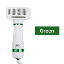 Pet Hair Dryer & Brush – 2-in-1 Quiet Dog & Cat Grooming Dryer with Adjustable Temperature
