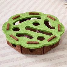 Interactive Cat Puzzle Toy – Felt Maze Box with Bell Ball