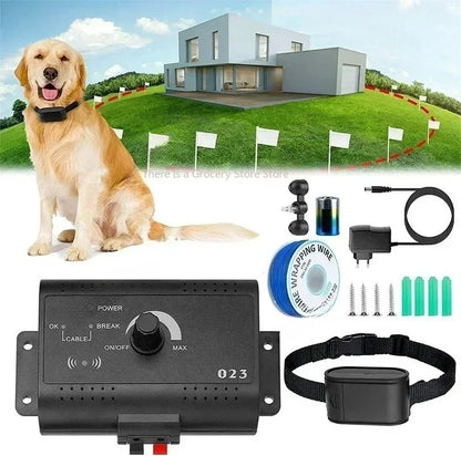 New Invisible Wireless Electric Dog Fence System Outdoor Dog Training Remote Control Beep Dog Shock Collar Electric Pet Fence