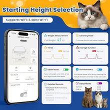 Self Cleaning Cat Litter Tray Monitoring Features, App Control Automatic Litter Tray, Adjustable Height Advanced Odour Control