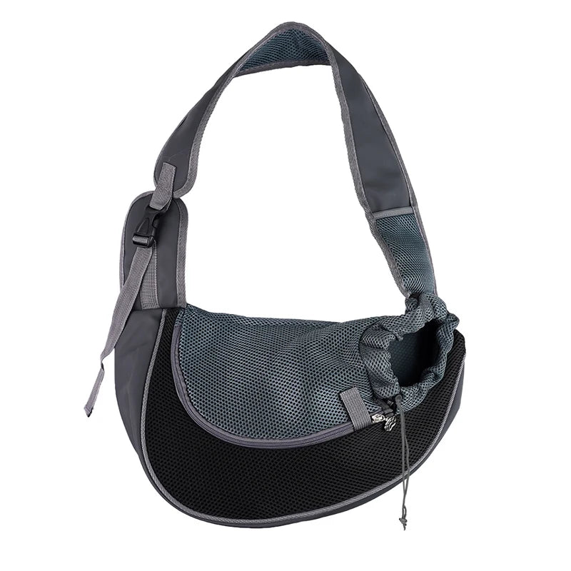 Pet Carrier Sling – Breathable Oxford Shoulder Bag for Small Dogs, Cats & Puppies