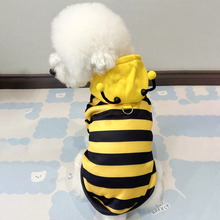 Cute Bee Costume Hoodie - Thickened Warm Pet Sweater for Halloween Cosplay Dogs Cats