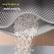 Cat Litter Mat - Heavy Duty Waterproof 2-Layer Non-Slip Washable Floor Protector