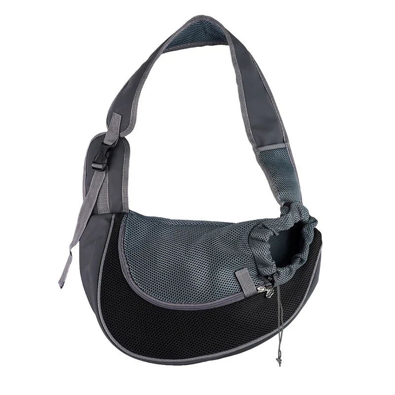 Pet Carrier Sling – Breathable Oxford Shoulder Bag for Small Dogs, Cats & Puppies