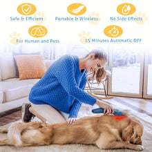 18pcs Portable Red Light for Pets - 620nm Light Device for Cats, Dogs & Rabbits, Home Use & Light Beige Health Treatment, Pet Ca