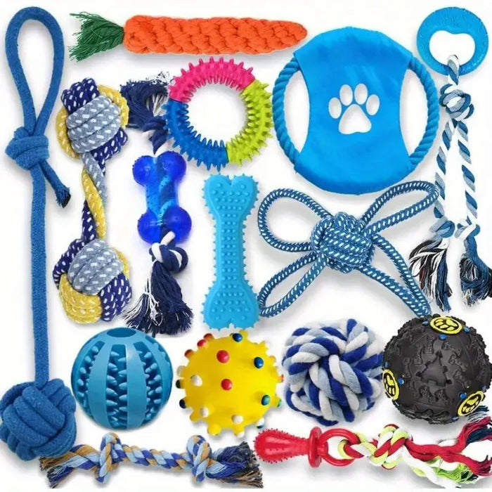 Series Dog Chew Toy Set (15pcs)-0