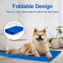 Pet Cooling Mat Ice Bed Cushion Summer Cooler Sleeping Pad Gel Sponge Heat Relief for Dogs Cats Wear Resistant Pet Supplies